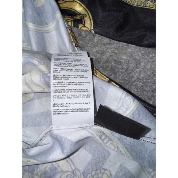 Kith x Versace Lion Tricot Crewneck Black Gold Logo Long Sleeve T-shirt Medium M - Picture 12 of 12